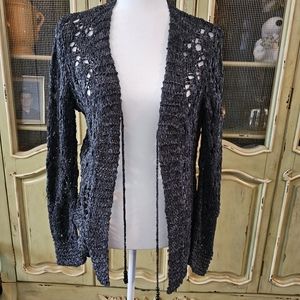 Chico's Crochet tie front top size 1